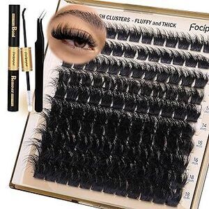 Eyelash Extension Kit Thick Lash Clusters Kit 10-18Mm Volume Clusters Lashes